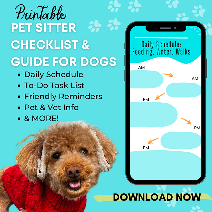 Cover for Pet Sitter Guide for Dogs