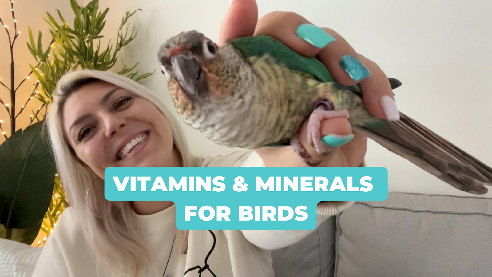 Cover for Important VITAMINS and MINERALS for Parrots